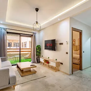 Appartement Jolie & Luxueux A Gueliz - 100% Equipe, Marrakesh